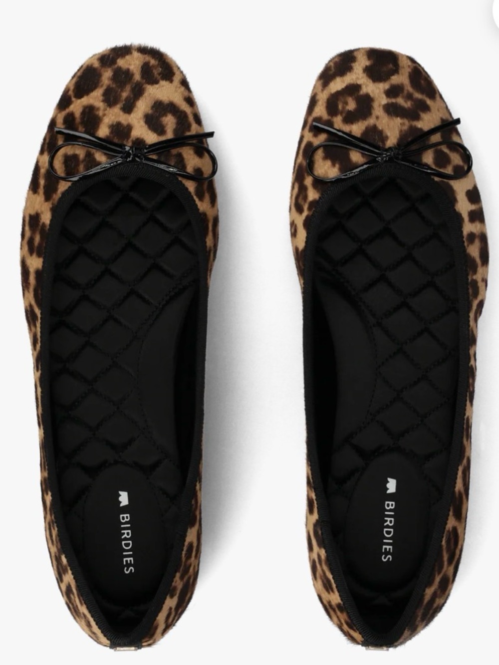 Birdies Hummingbird in Leopard Print Haircalf - size 8.5